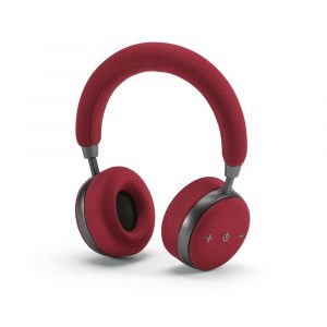 Casque rouge personnalisable publicitaire