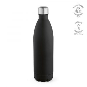 Bouteille noire personnalisable publicitaire