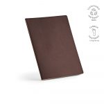 Carnet A4 marron personnalisable publicitaire