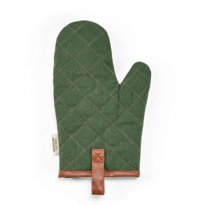 Gant de cuisine vert personnalisable publicitaire