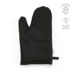 Gant de cuisine noir personnalisable publicitaire