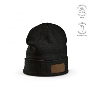 Bonnet noir personnalisable publicitaire