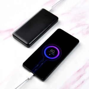 Power bank noir personnalisable publicitaire