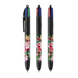 Bic Stylo 4 couleurs noir personnalisable publicitaire