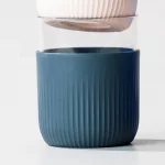 Gobelet bleu marine publicitaire