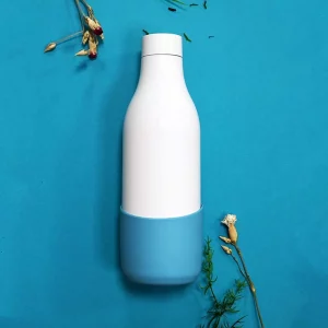 bouteille bleu turquoise personnalisable publicitaire