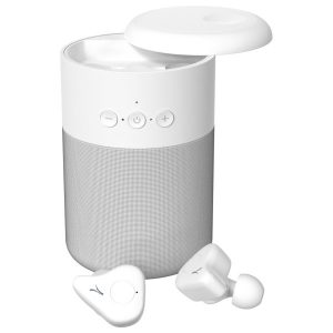 Enceinte et écouteurs personnalisable publicitaire
