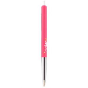 Stylo bic m10 rose personnalisable publicitaire