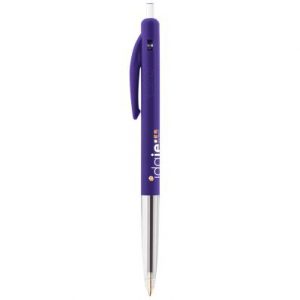 Stylo bic m10 violet personnalisable publicitaire