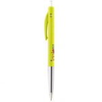 Stylo bic m10 jaune personnalisable publicitaire