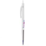 Stylo bic m10 blanc personnalisable publicitaire