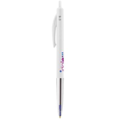 Stylo bic m10 blanc personnalisable publicitaire