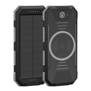 Power bank noir personnalisable publicitaire