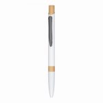 Stylo bille blanc personnalisable