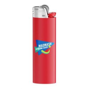 Briquet bic J26 personnalisable rouge