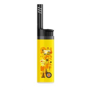 Briquet bic EZ personnalisable jaune