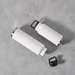 Bouteille en acier inoxydable personnalisable blanc