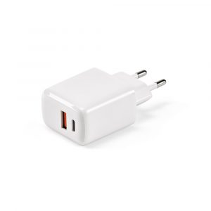 Chargeur publicitaire blanc