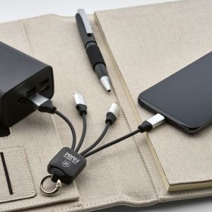 Cable de recharge 4 en 1 noir
