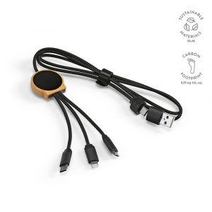 Cable de recharge 5 en 1 noir