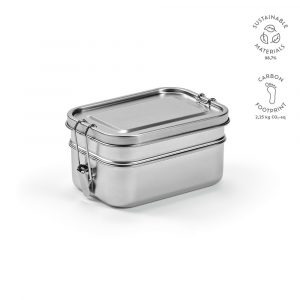 Lunch box argenté