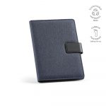 Conférencier A4 bleu personnalisable