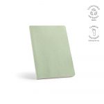 Carnet A5 personnalisable vert pastel