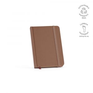 Carnet a6 publicitaire marron
