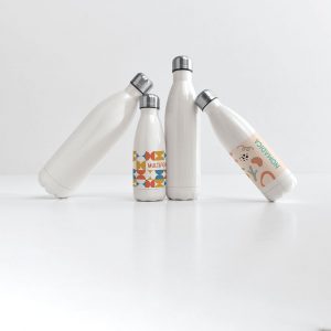 Bouteille publicitaire blanc