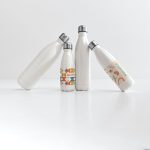 Bouteille publicitaire blanc