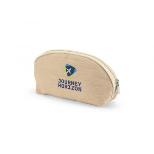 Trousse de toilette beige personnalisable