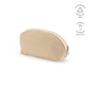 Trousse de toilette beige personnalisable