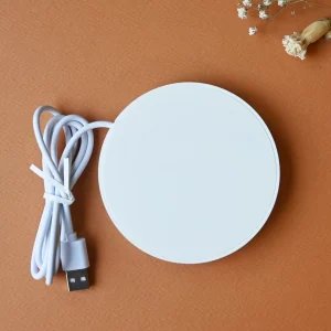 Chargeur induction blanc