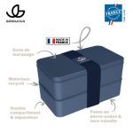 Lunch box bleu publicitaire