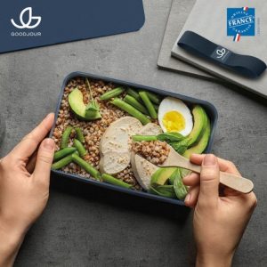 Lunch box bleu publicitaire