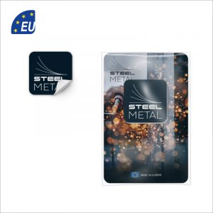 Sticky cleanner microfibre personnalisable noir