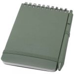 Carnet A6 spirales vert personnalisable
