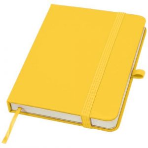 Carnet A6 jaune publicitaire