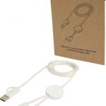 Câble 5-en-1 blanc publicitaire