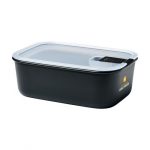 Récipient alimentaire - noir personnalisable