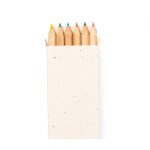 Boite de crayons de couleurs publicitaire
