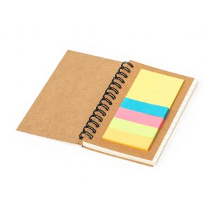 Bloc note avec post-it publicitaire