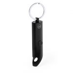 Porte clés lampe noir promotionnel