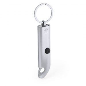Porte clés lampe gris cadeau d'entreprise