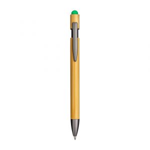 Stylo à bille vert personnalisable