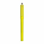 Stylo encre gel jaune fluo personnalisé