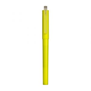 Stylo encre gel jaune fluo personnalisé