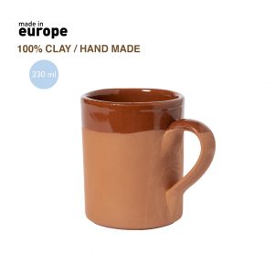 Mug en argile publicitaire