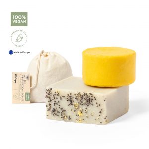Savon vegan promotionnel