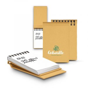 Carnet de poche à spirales publicitaire